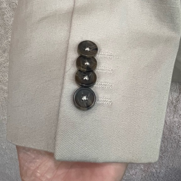 Banana Republic Men's Tailored Fit Linen Blazer Clay Sz 42L Career Professional - Picture 11 of 16